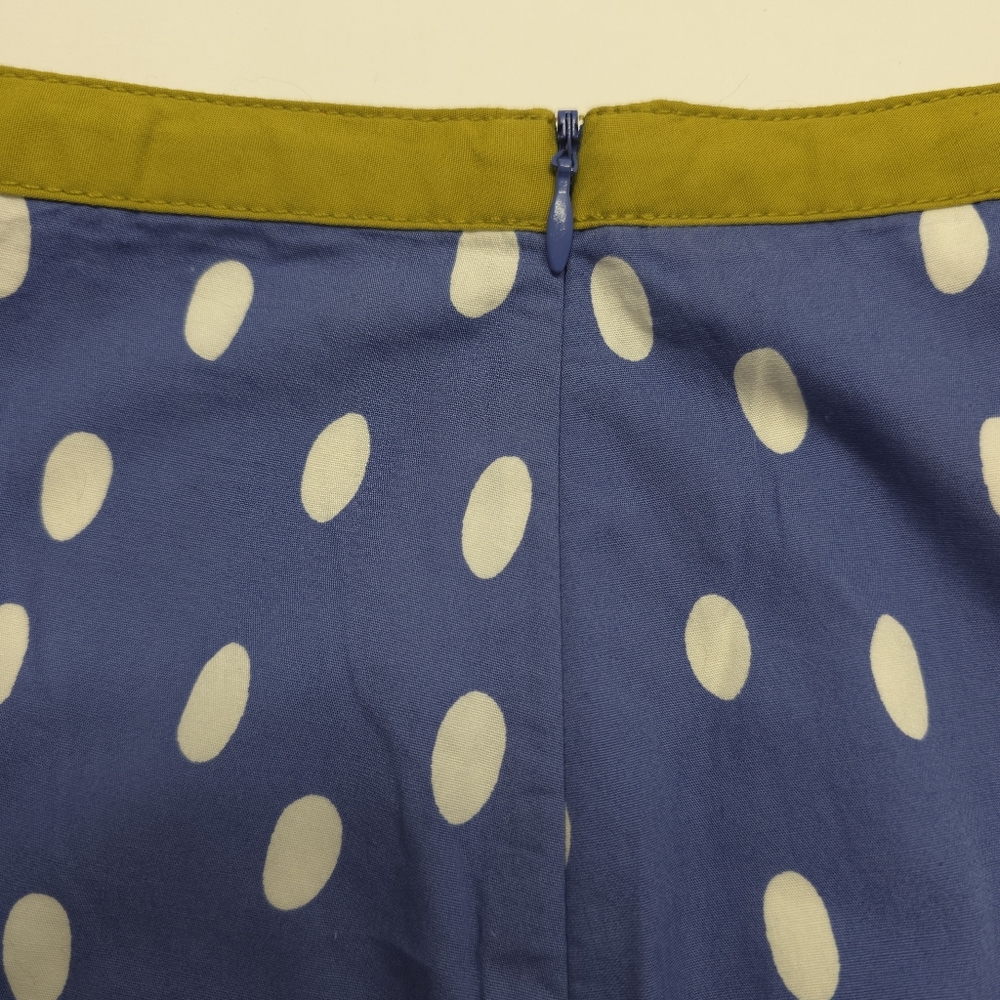 Boden A Line Skirt Blue And White Abstract Floral Women's 8L - Picture 3 of 10